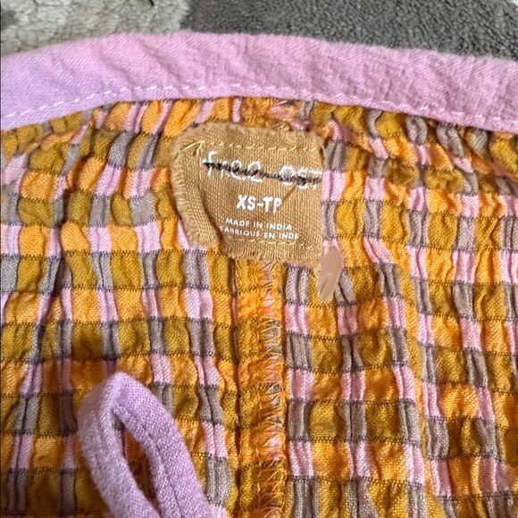 NWOT Free-Est by Free People Clara Plaid Top - Picture 10 of 10